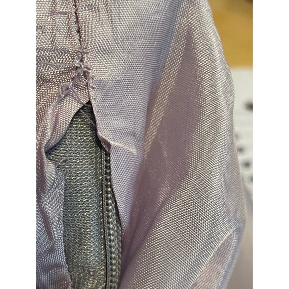 Marissa Minicucci Pencil Skirt Size 8 Lavender Pastel Crepe Wool Blend Office - Picture 6 of 6